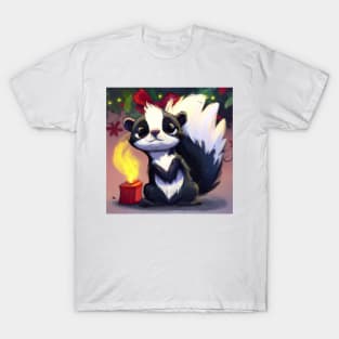 Cute Skunk Drawing T-Shirt